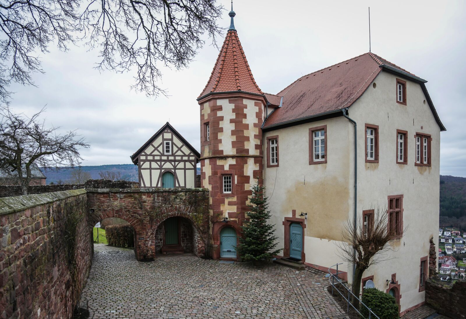 Canon EF 24-105mm F4L IS USM sample photo. Neckarsteinach, dilsberg, castle photography