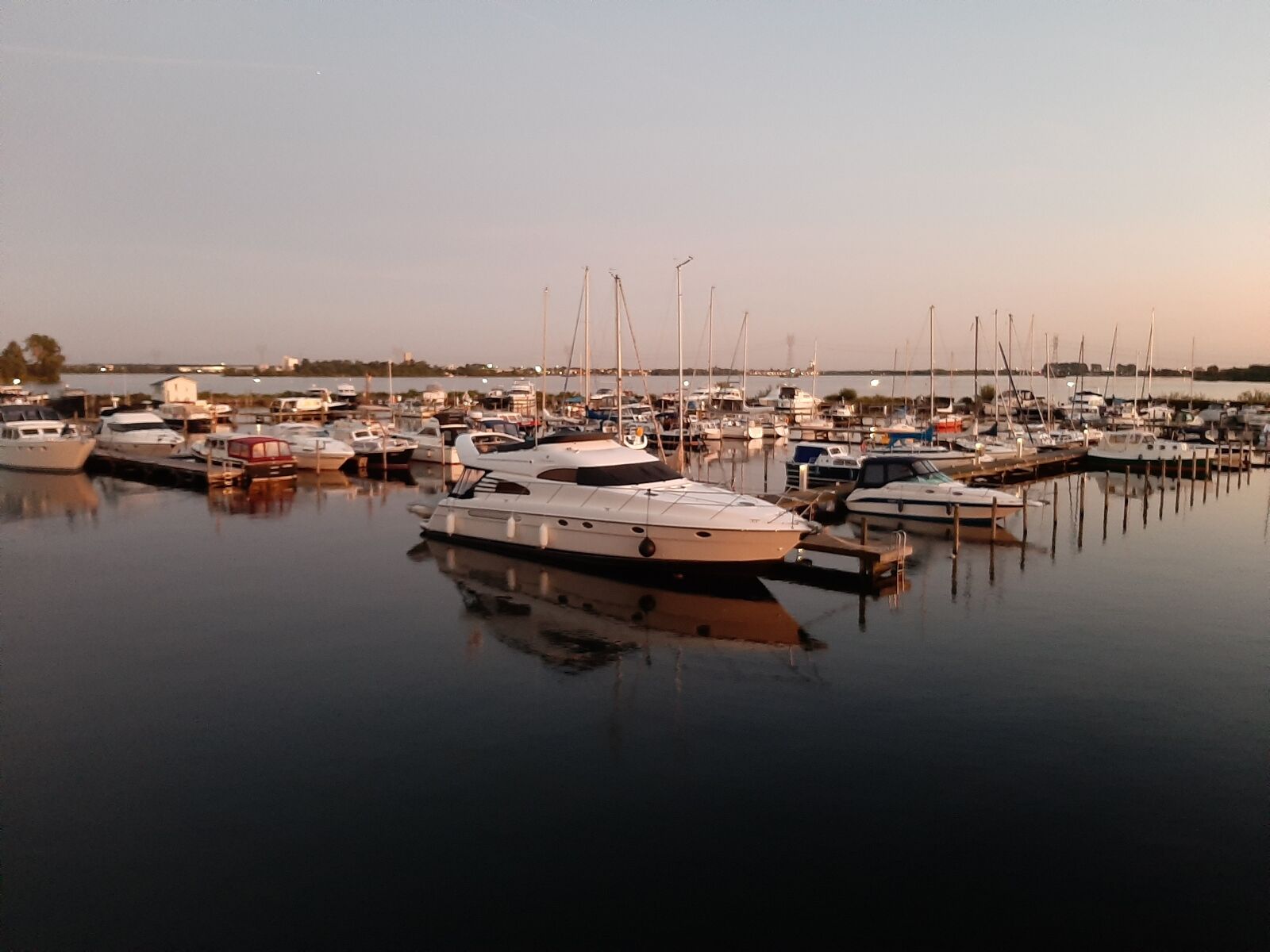 Samsung Galaxy A50 sample photo. Port, boat, water photography