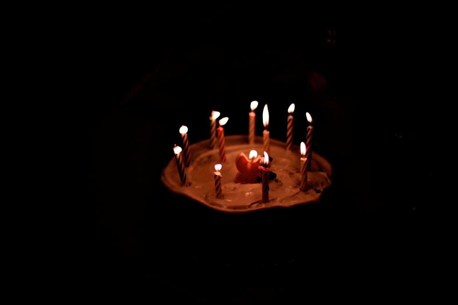 Canon EOS 500D (EOS Rebel T1i / EOS Kiss X3) sample photo. Cake, birthday, candles photography