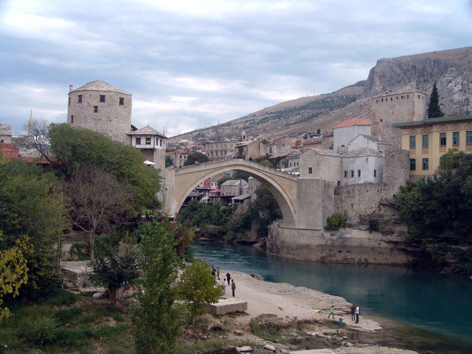 Sony DSC-F828 sample photo. Mostar, bosnia, bridge photography