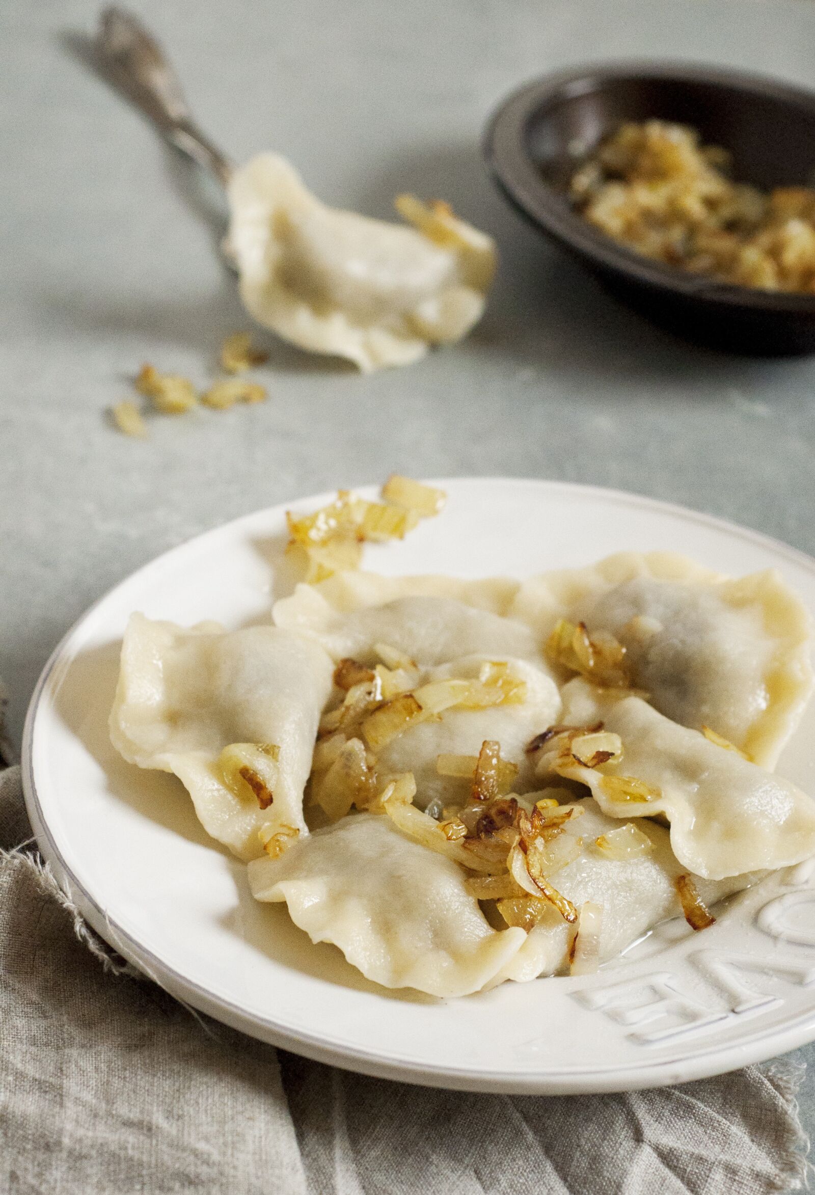 Nikon D90 sample photo. Dumplings, slavic cuisine, filling photography