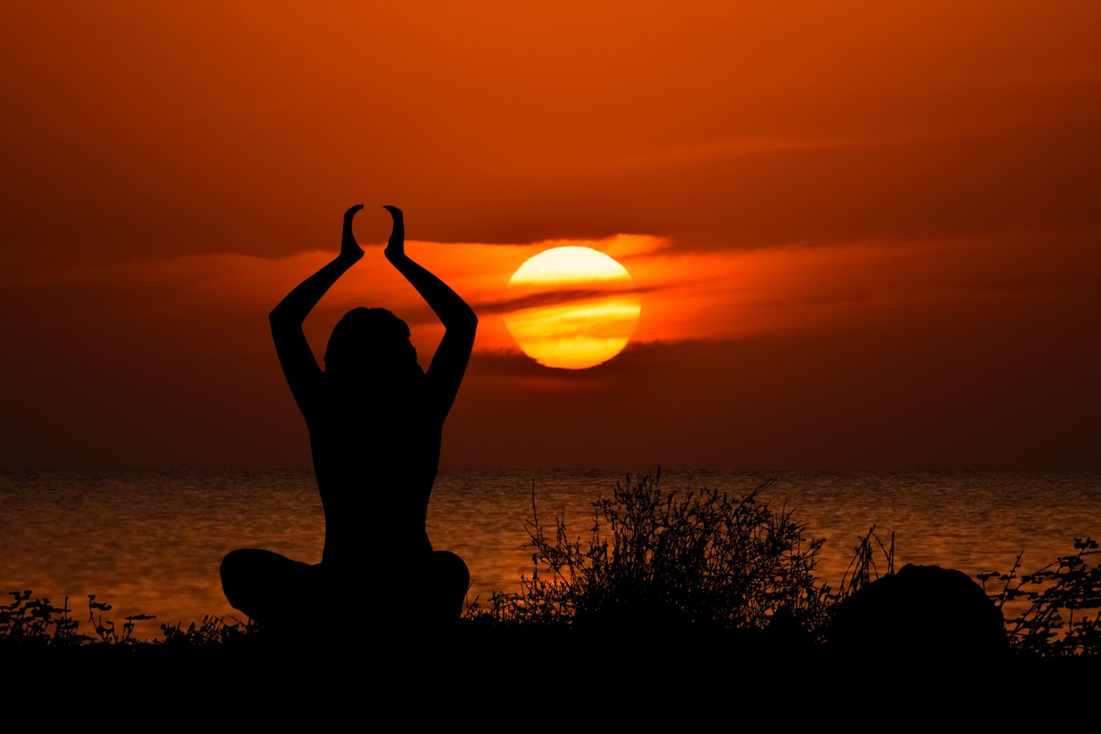 Nikon D3300 sample photo. Girl, sunset, yoga photography