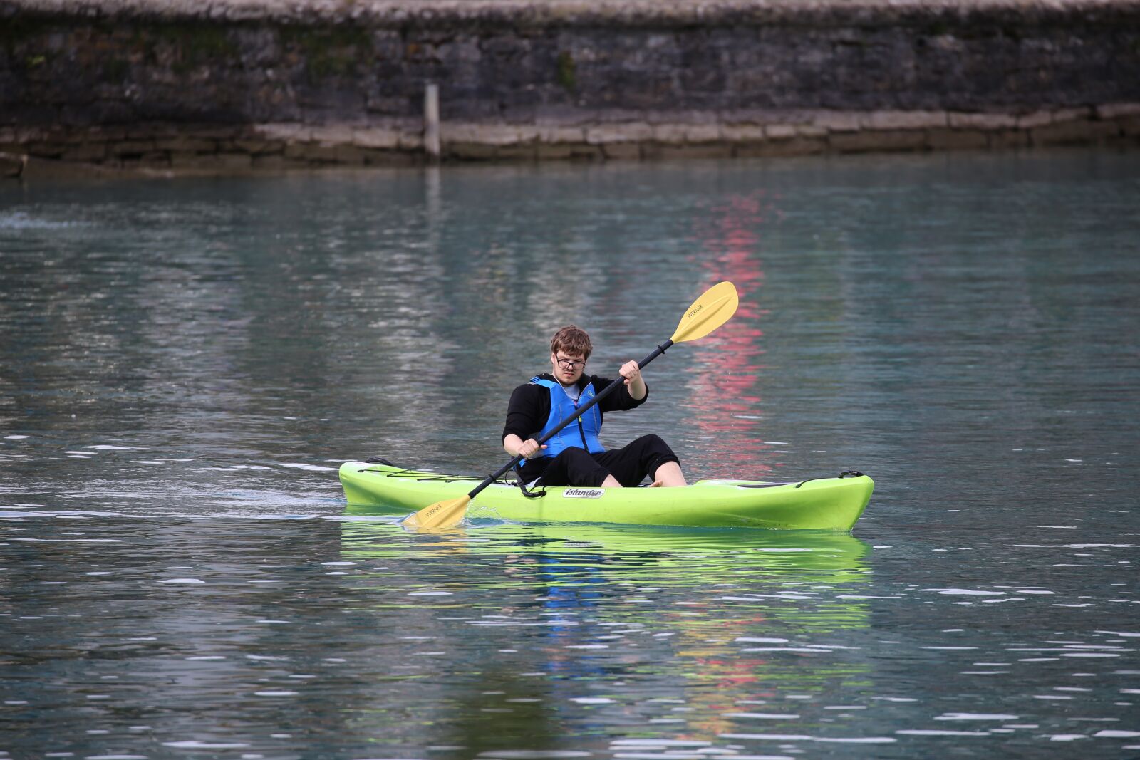 Canon EOS 6D sample photo. Kayak, lake, paddle photography