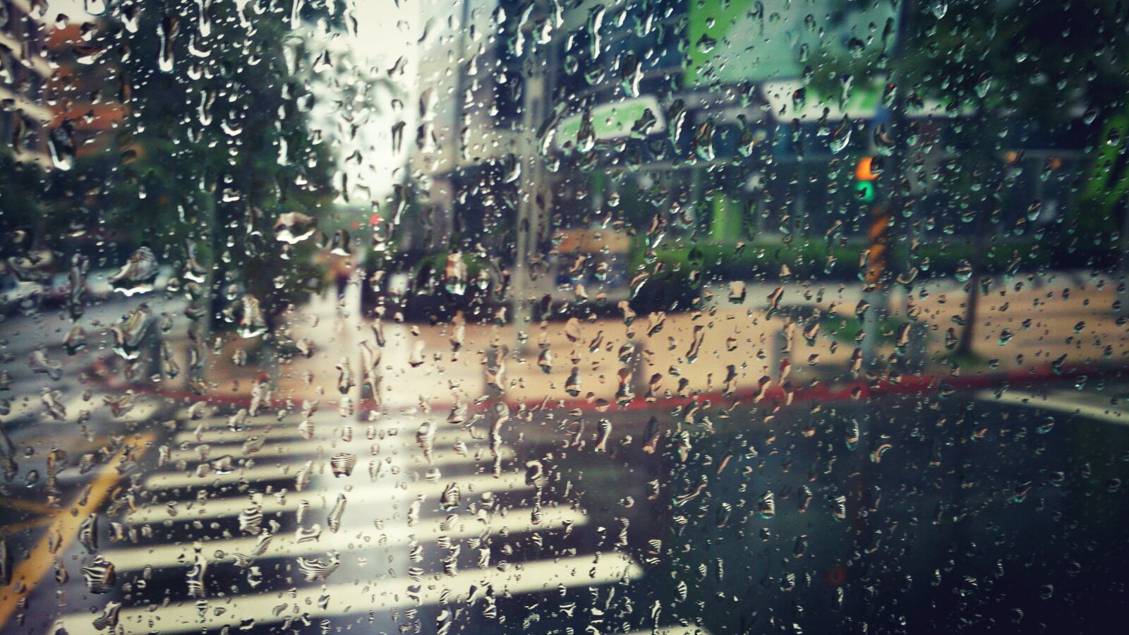 Sony Xperia Z sample photo. Rain, walkway, melancholy photography