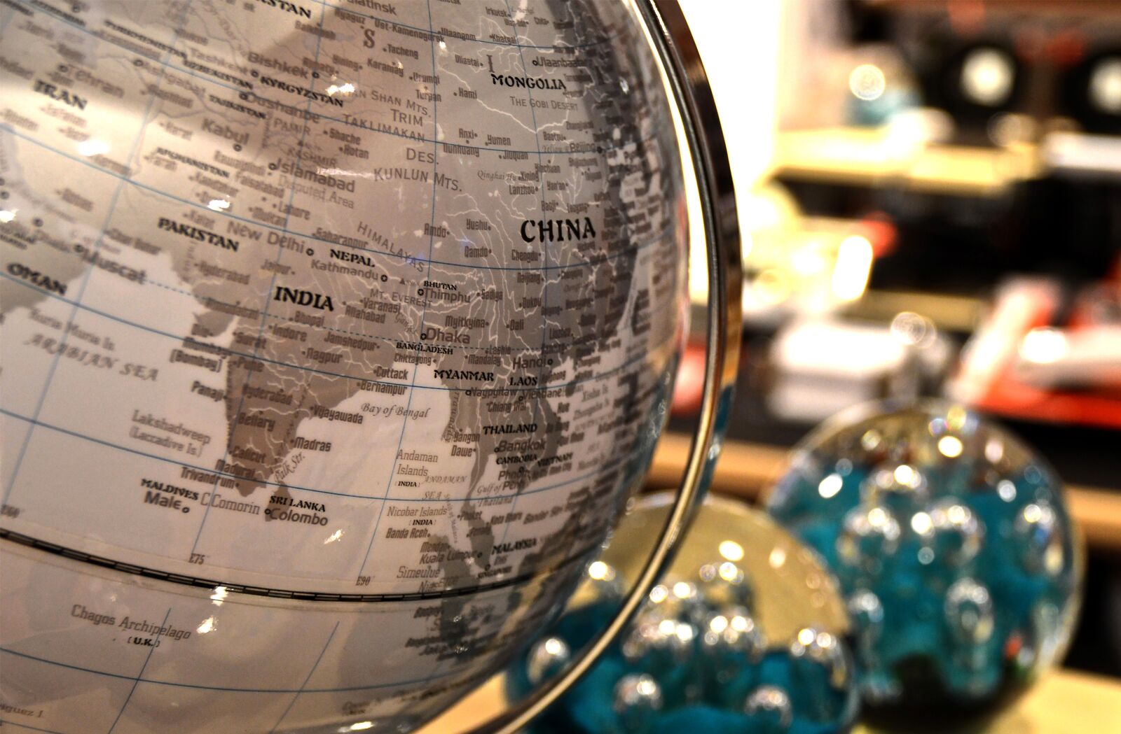 Nikon D3200 sample photo. World, ball, atlas photography