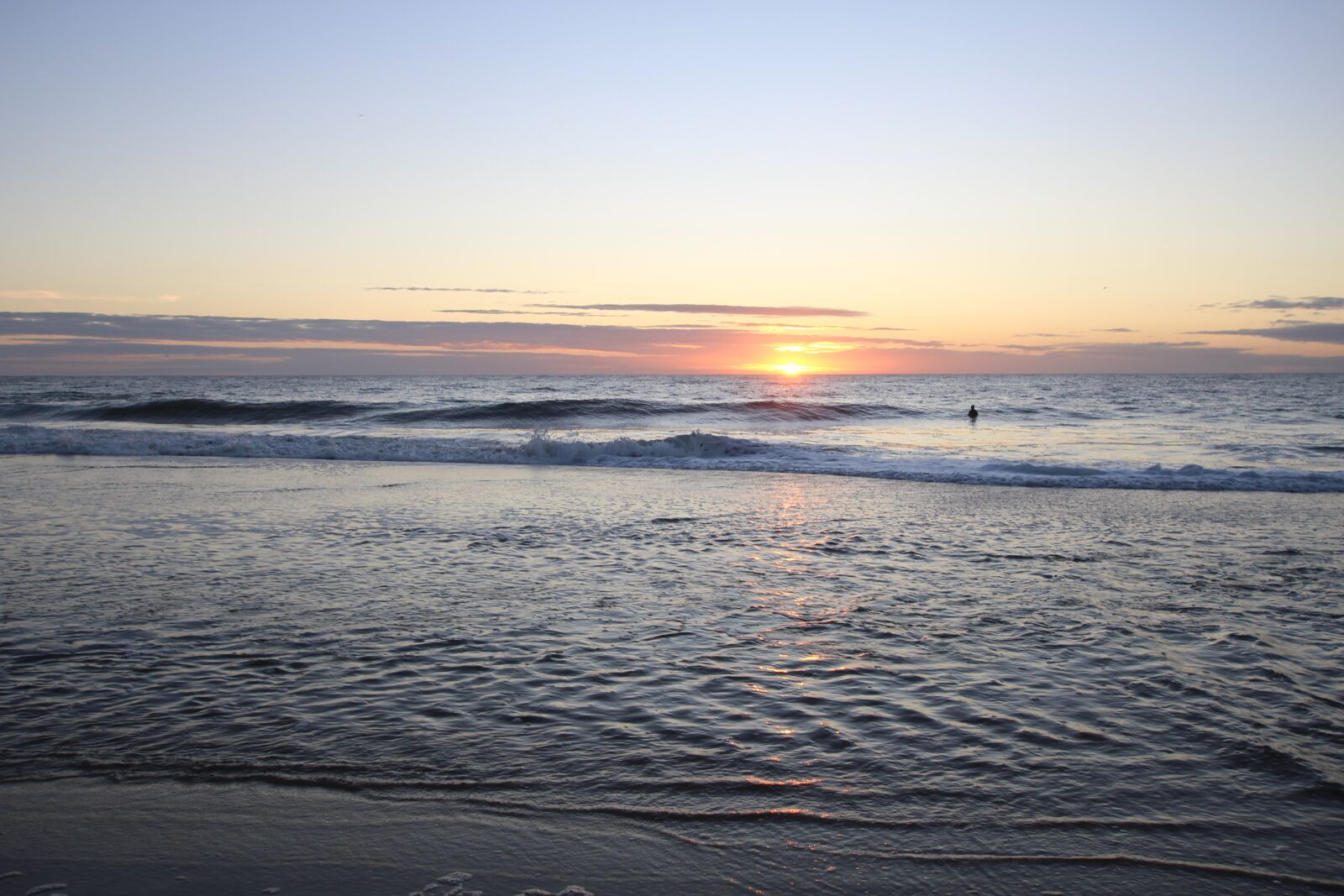 Canon EOS 100D (EOS Rebel SL1 / EOS Kiss X7) sample photo. Ocean, sunrise, beach photography