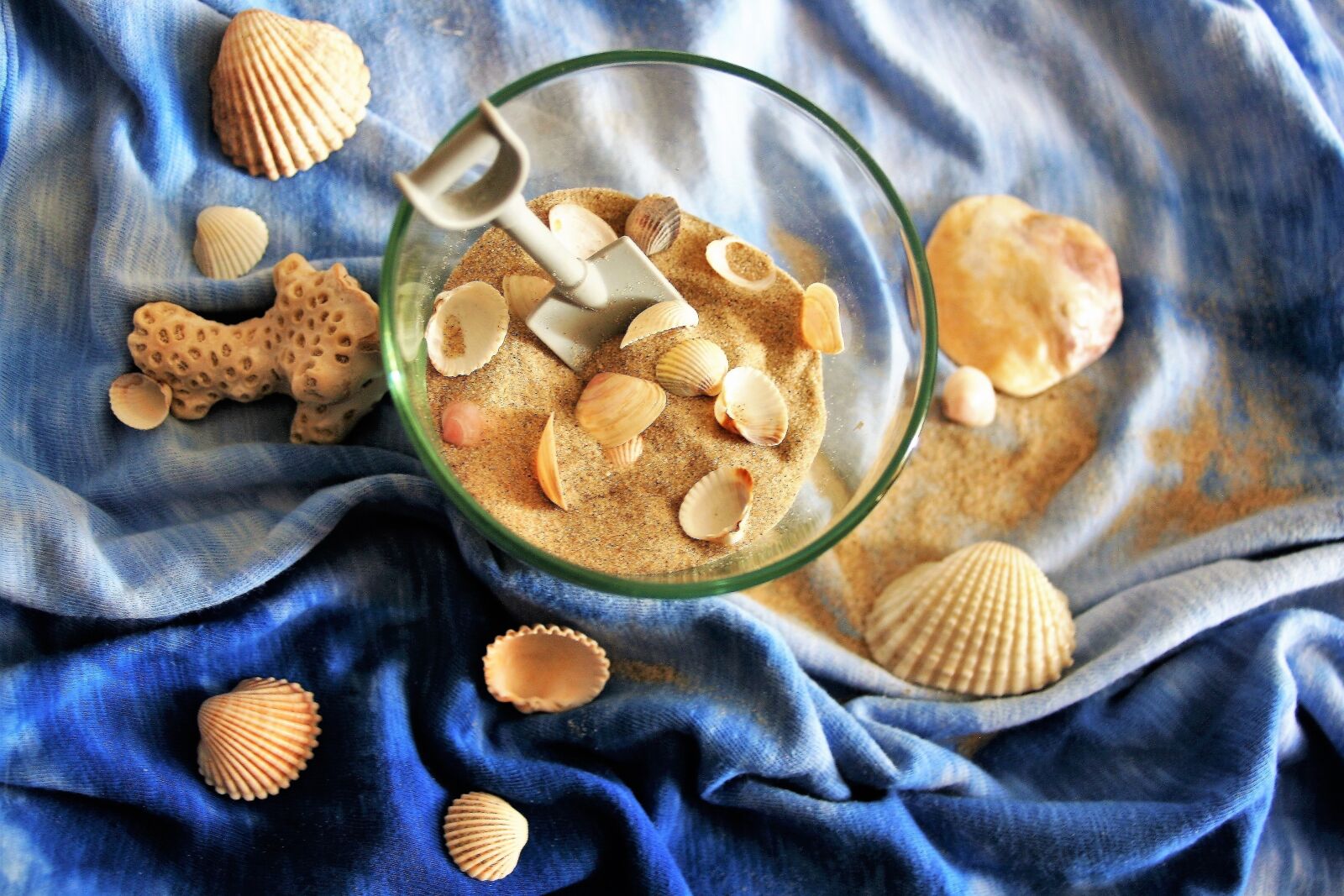 Canon EOS 400D (EOS Digital Rebel XTi / EOS Kiss Digital X) sample photo. Shells, sand, holiday photography