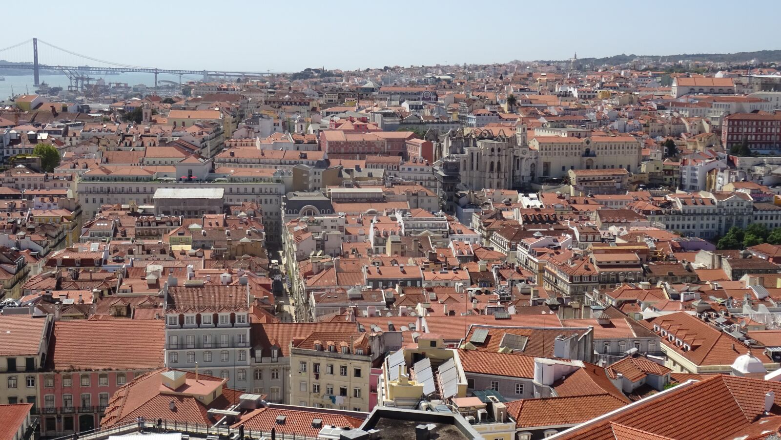 Sony DSC-HX60 sample photo. Lisbon, panorama, the centre photography