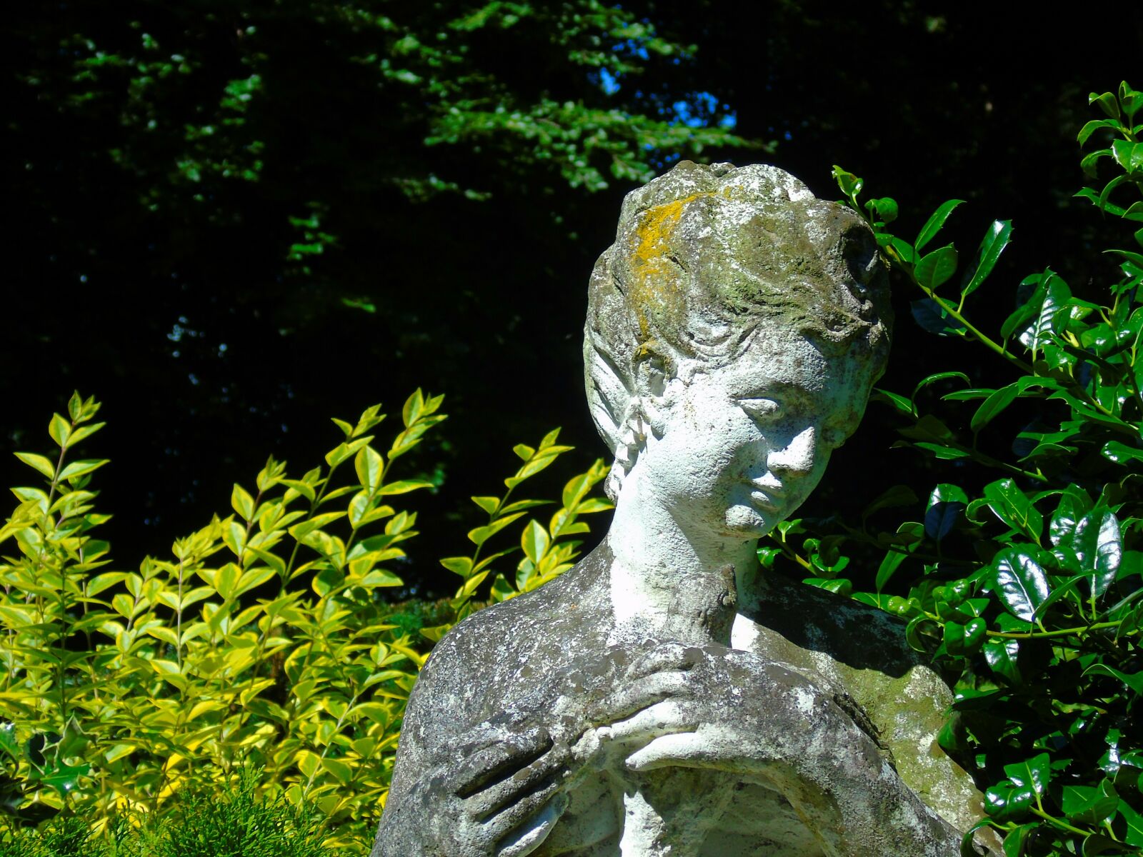 Sony Cyber-shot DSC-H400 sample photo. Cemetery, figure, sculpture photography