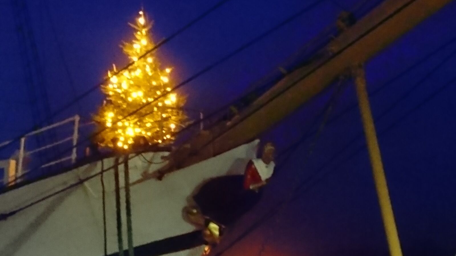Sony Xperia Z5 sample photo. Christmas, ship, lighting photography