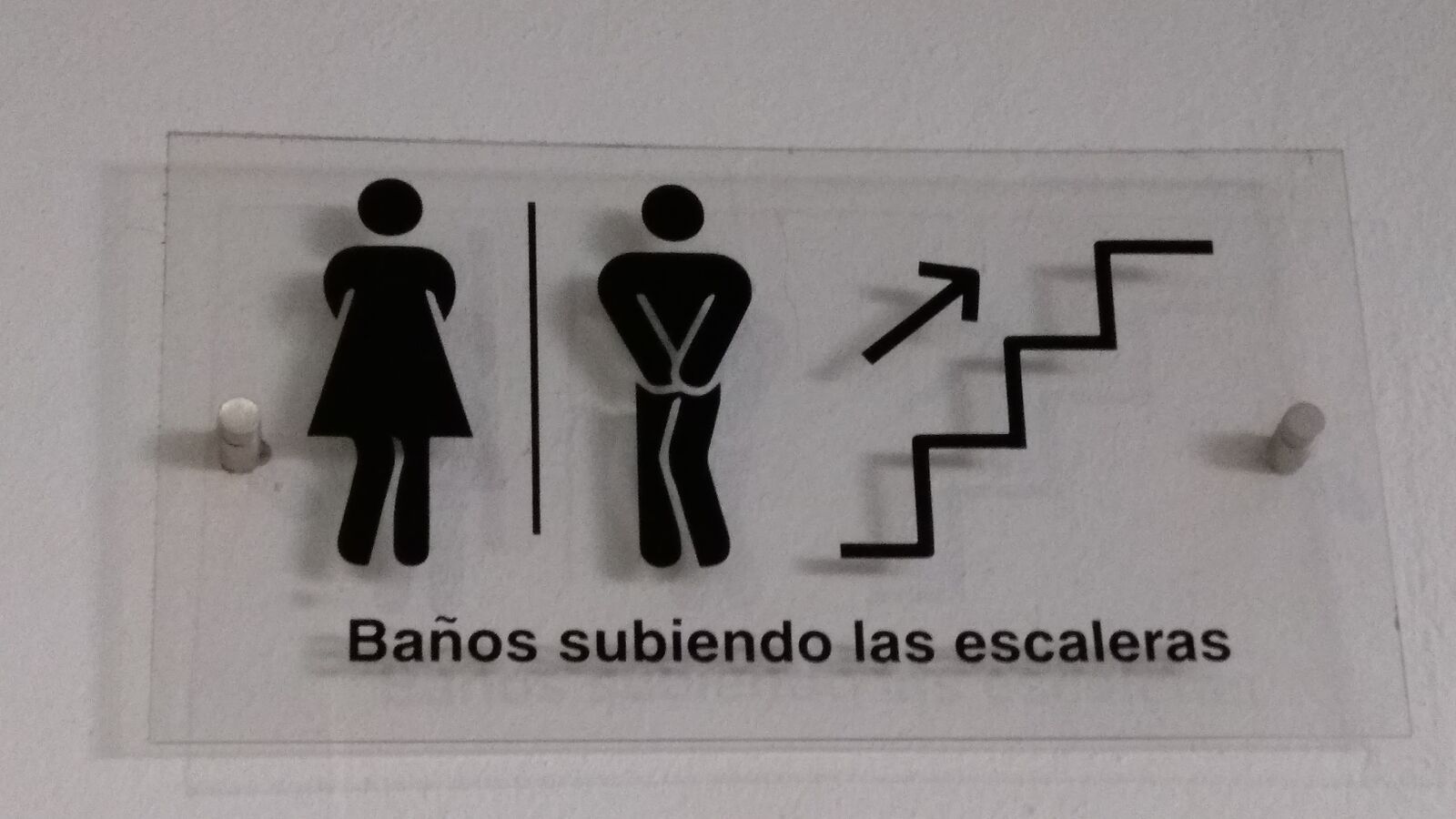 HTC ONE A9 sample photo. Bano, bathroom, loo, sign photography