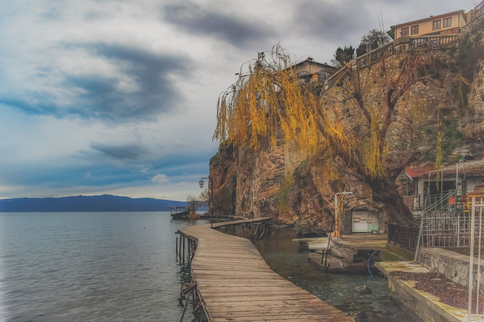 Nikon D3300 sample photo. Footpath, wooden, lake photography