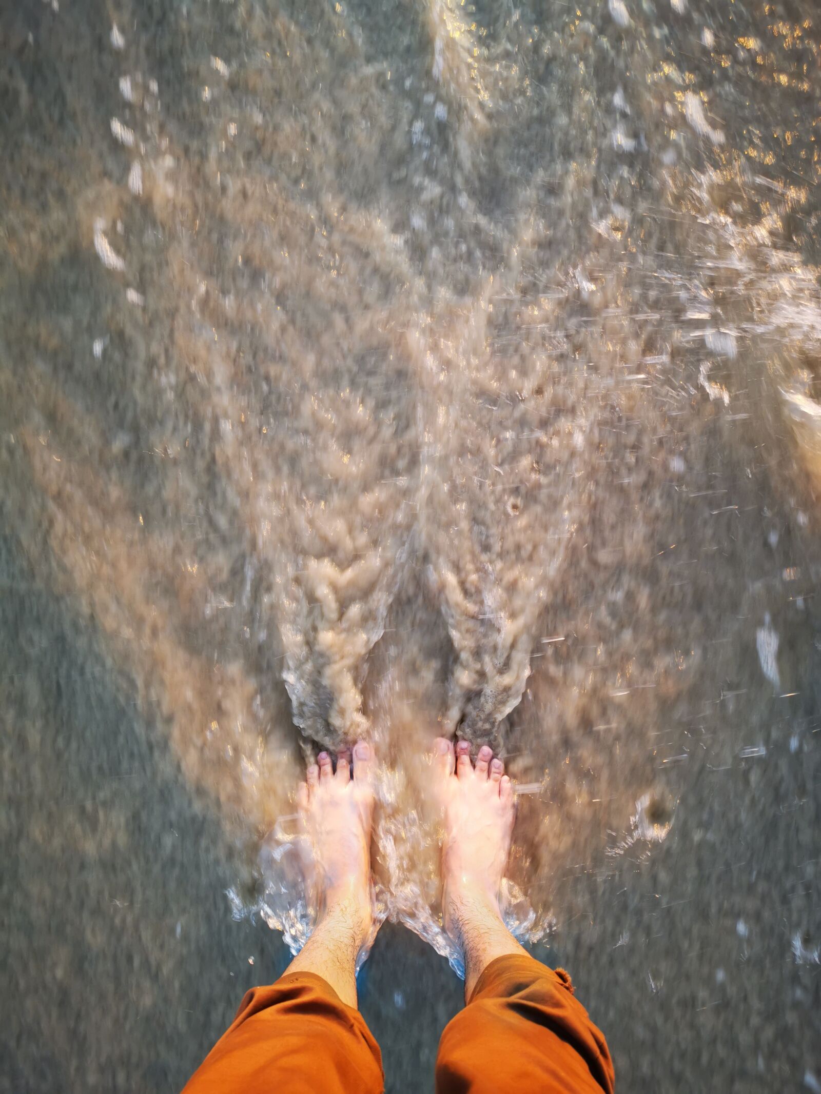 HUAWEI LYA-L29 sample photo. Sand, sandy feet, flowing photography