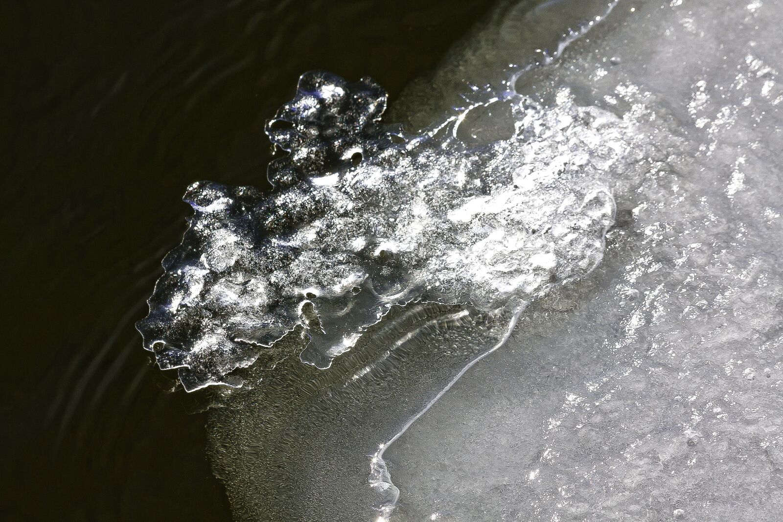 Canon EOS 50D + Canon EF 70-300mm F4-5.6 IS USM sample photo. Lake, frozen, ice photography