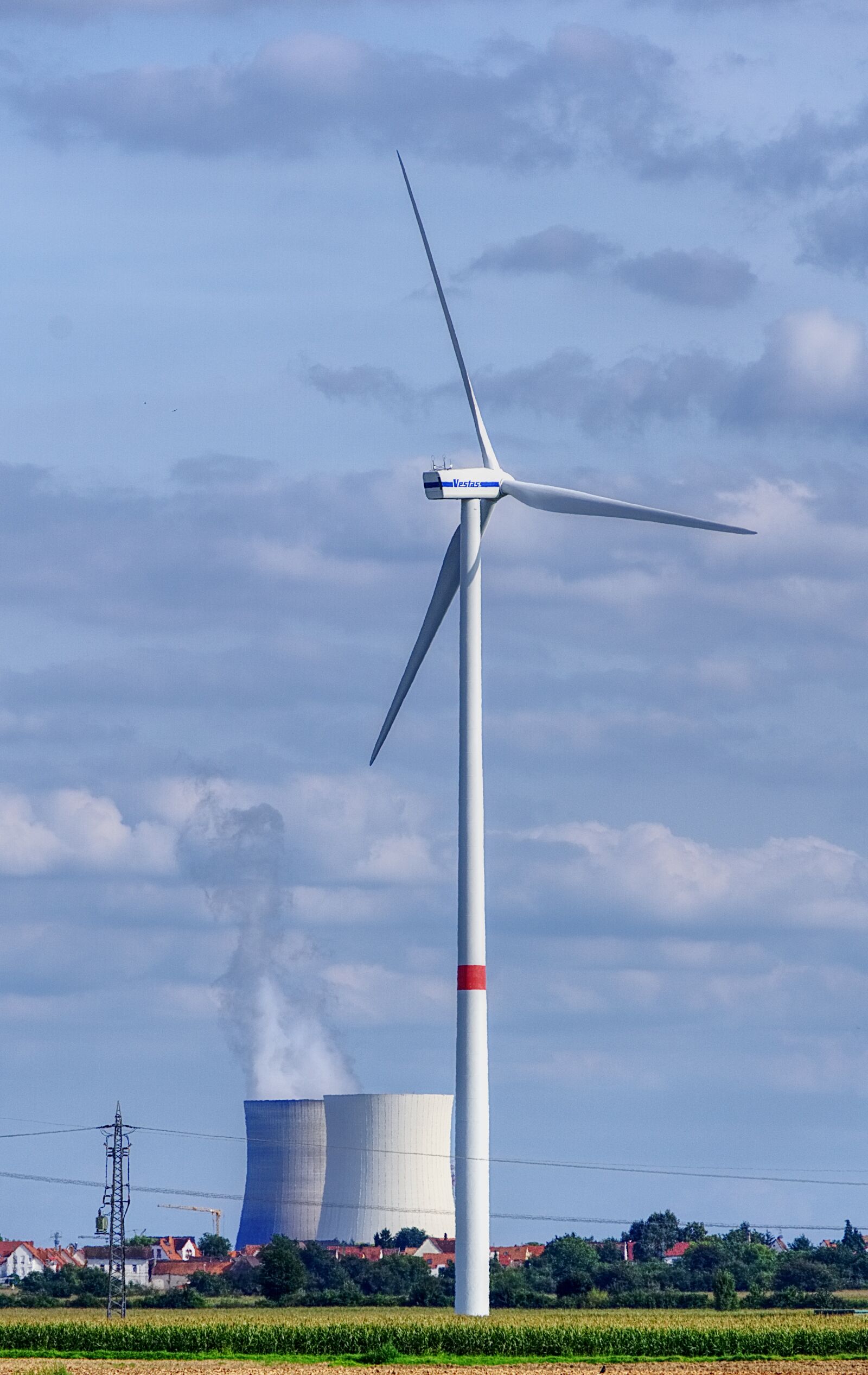 Sony E 55-210mm F4.5-6.3 OSS sample photo. Pinwheel, nuclear power plant photography