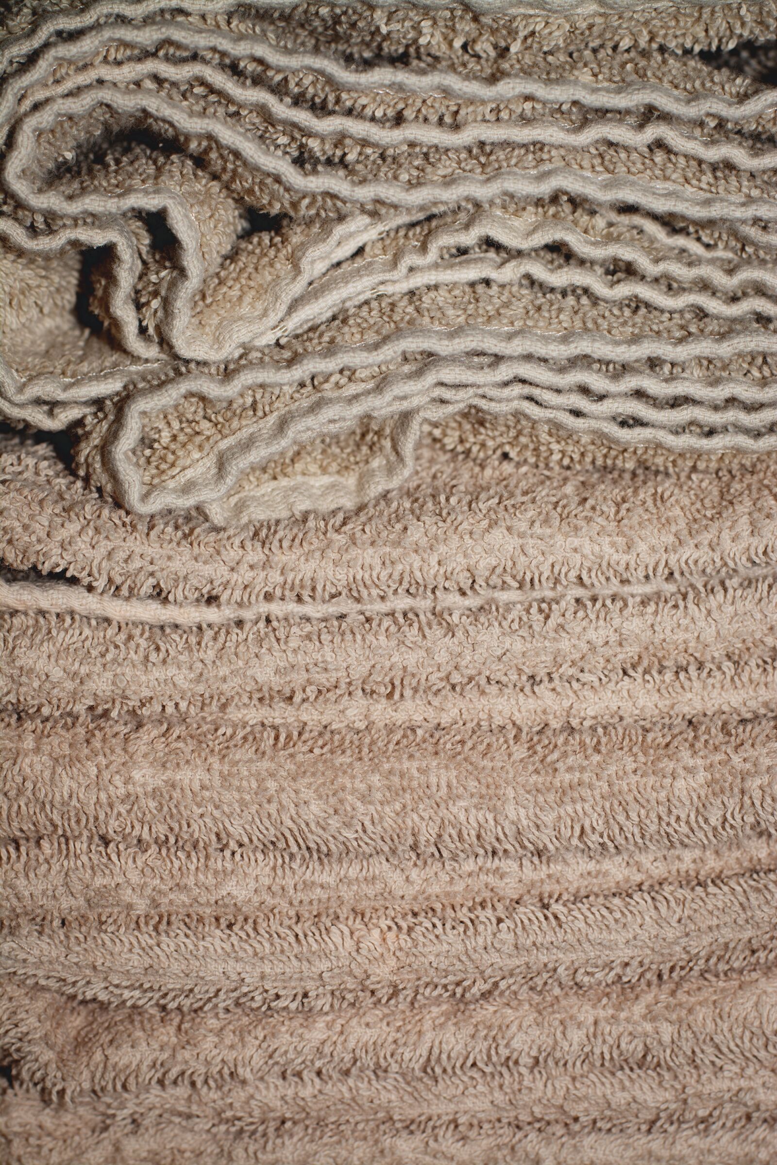Nikon D7100 sample photo. Towels, terry, beige photography
