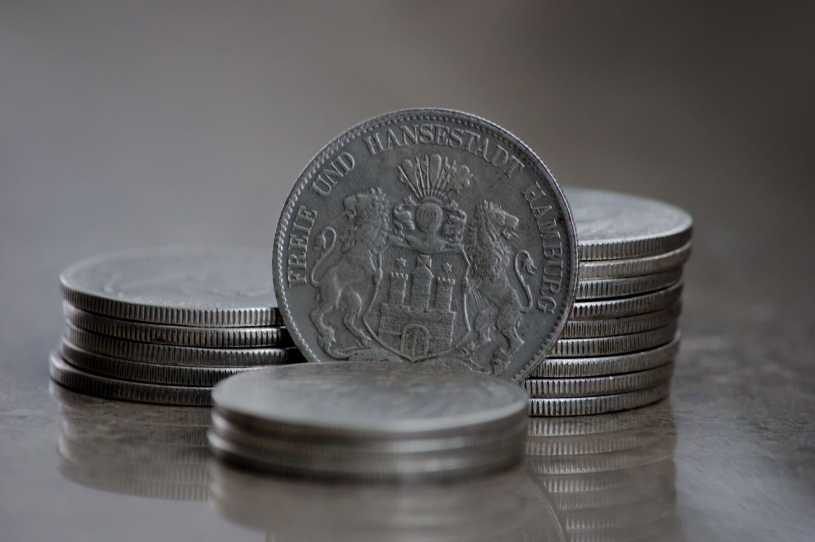 Nikon D50 sample photo. Coins, old, germany photography