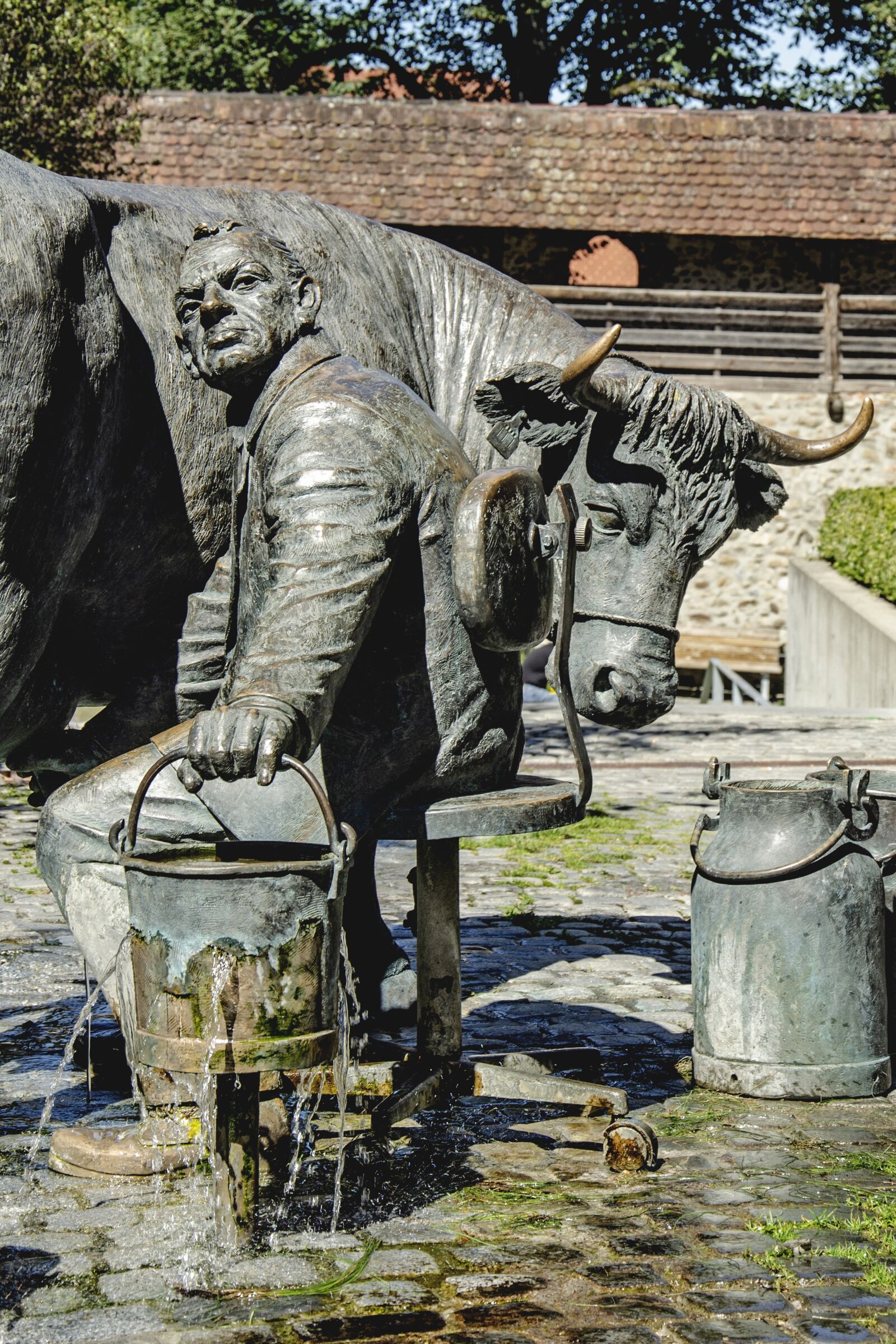 Nikon D5100 sample photo. Place isny, fountain, flair photography