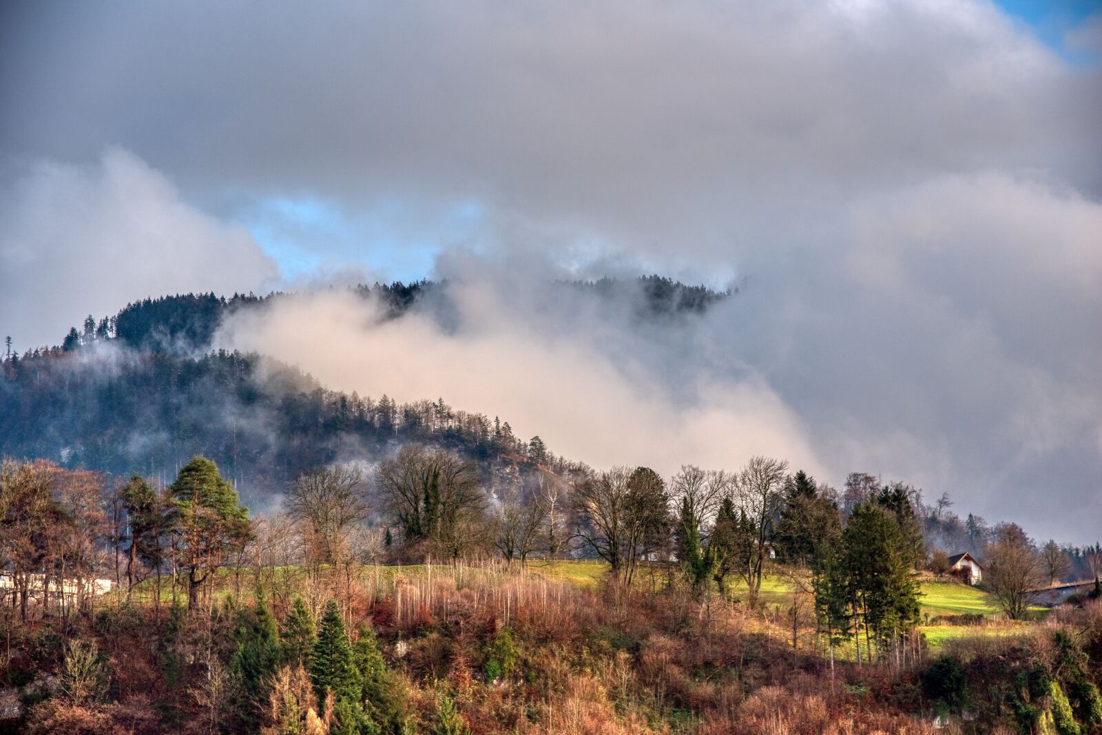 Nikon D750 sample photo. Clouds, fog, mountains photography