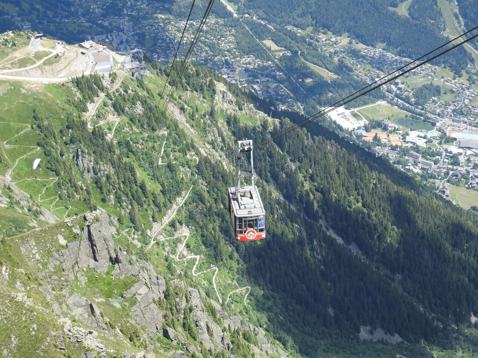 Nikon Coolpix P900 sample photo. Chamonix, lift, panorama photography
