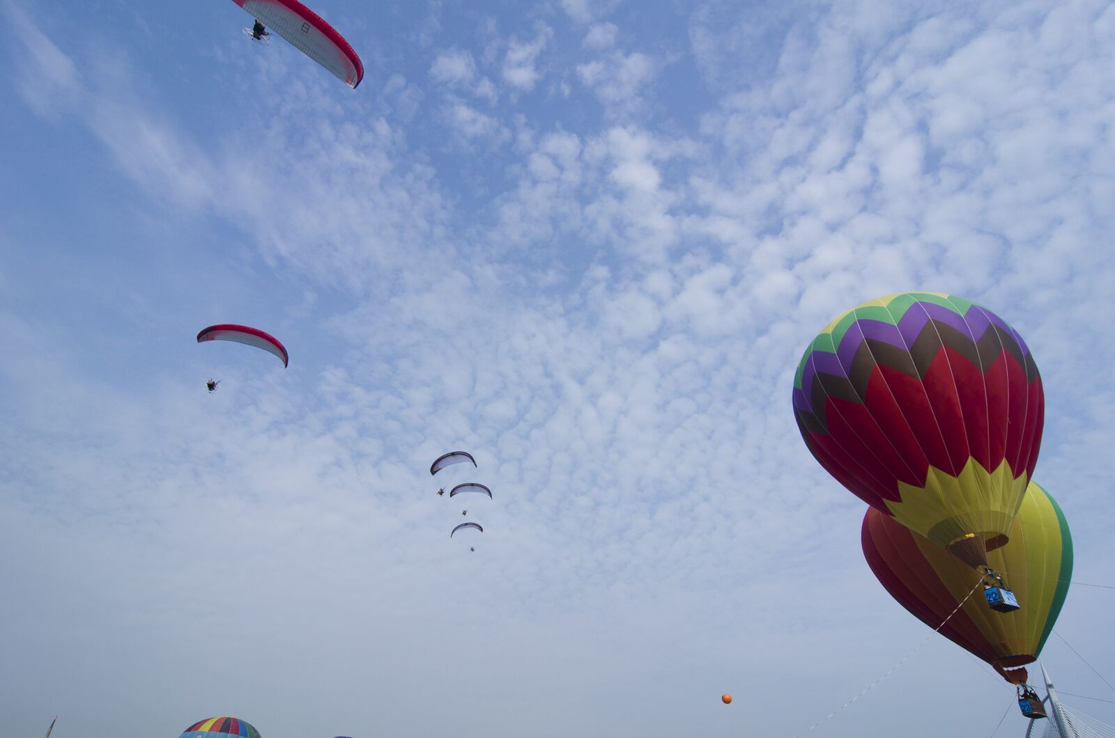 Nikon D7000 sample photo. Ballon, hot ballon, blue photography