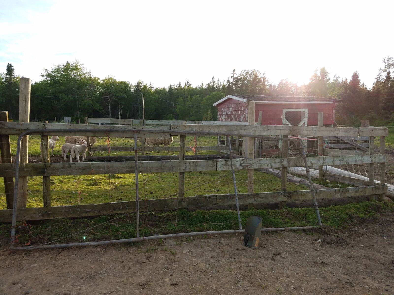 Samsung Galaxy S7 sample photo. Barn, fence, ray, of photography