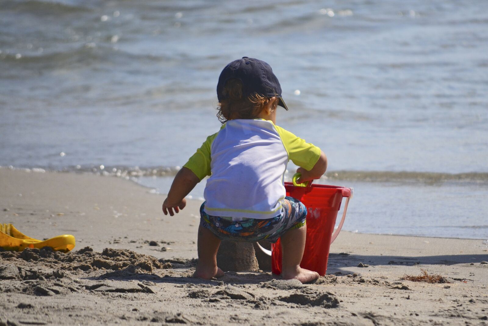 Nikon D5100 sample photo. Water, beach, child photography
