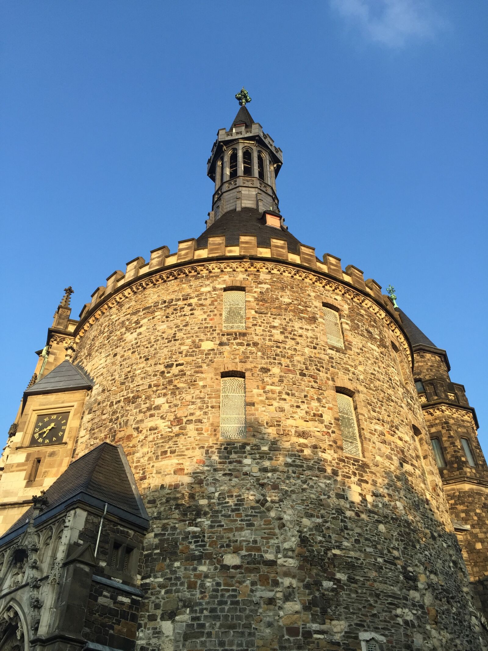 Apple iPhone 6 sample photo. Aachen, town hall, tower photography