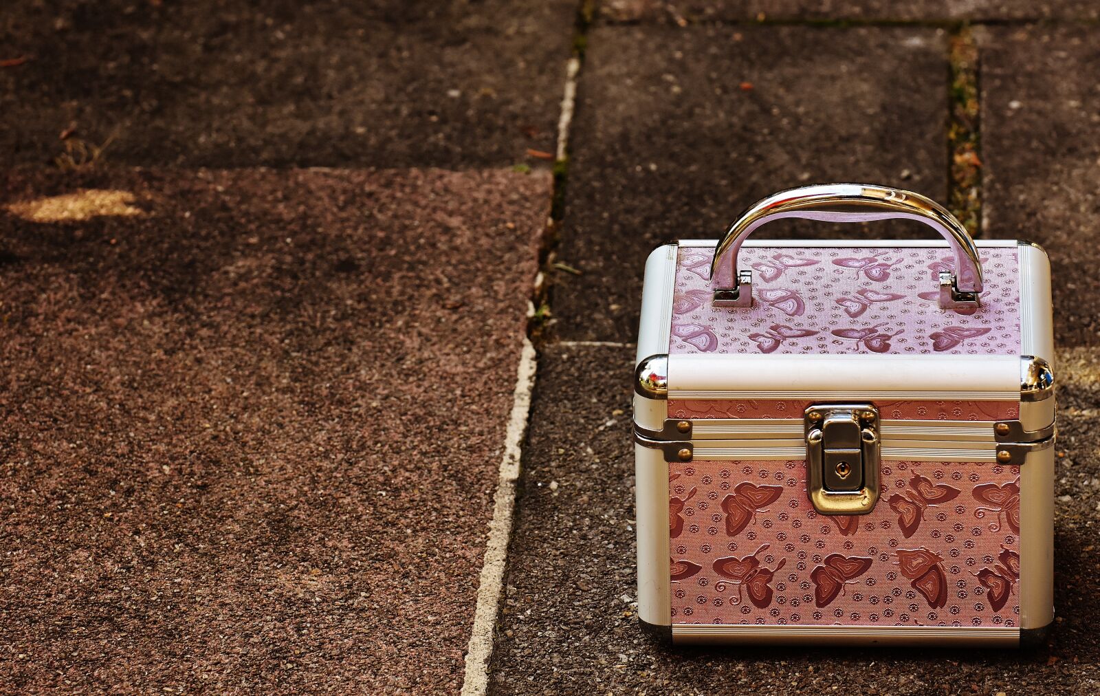 Nikon D7200 sample photo. Briefcase, pink, silver photography