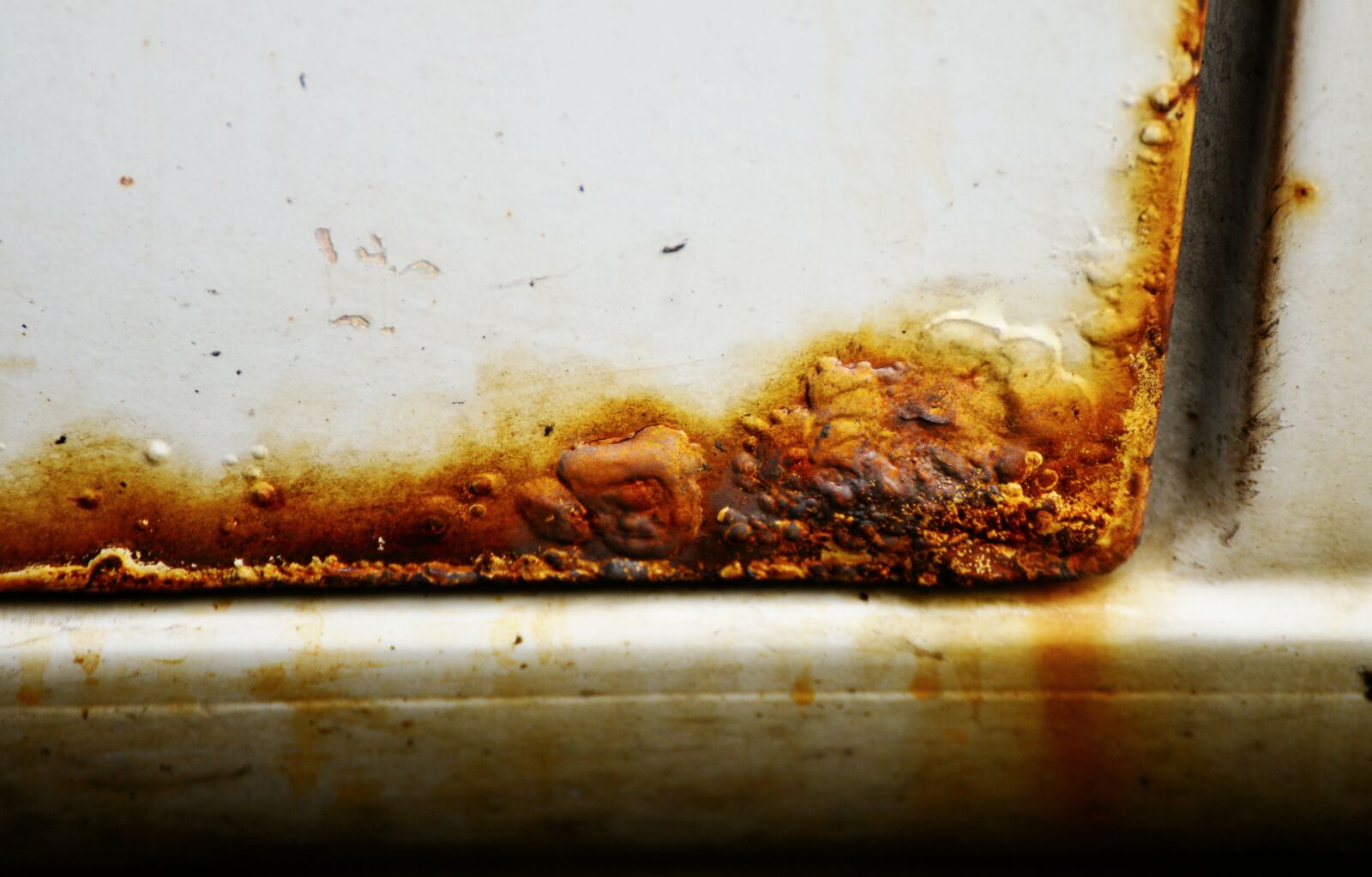 Nikon D610 sample photo. Rust, auto, car door photography