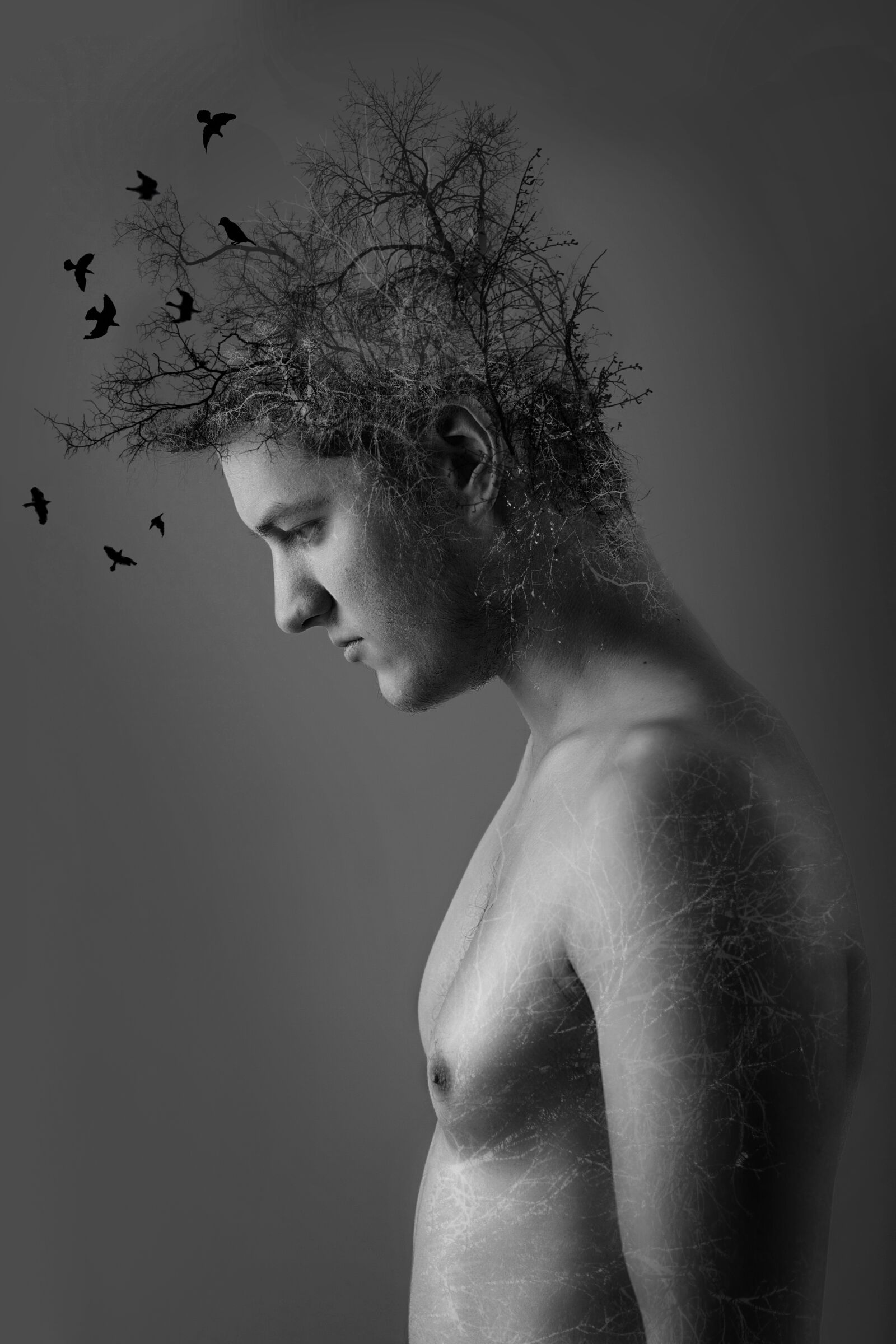 Canon EOS 7D sample photo. Black, white, portrait photography