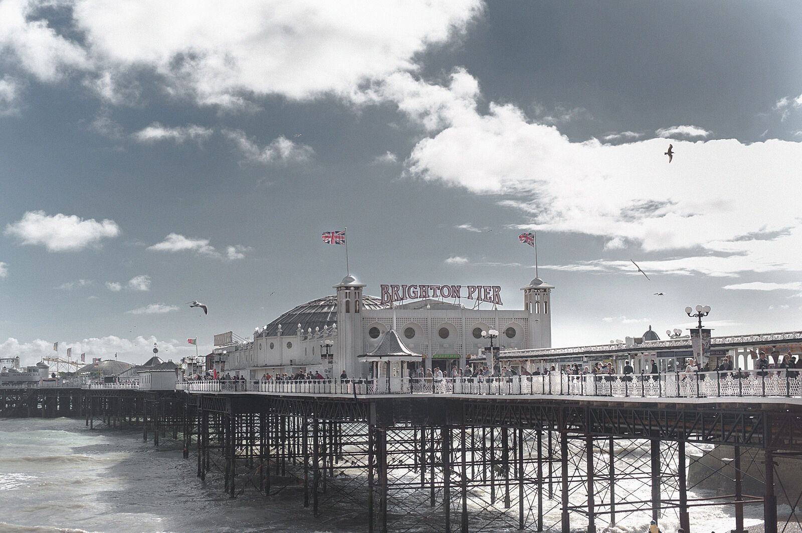 Nikon D700 sample photo. Brighton, pier, england photography