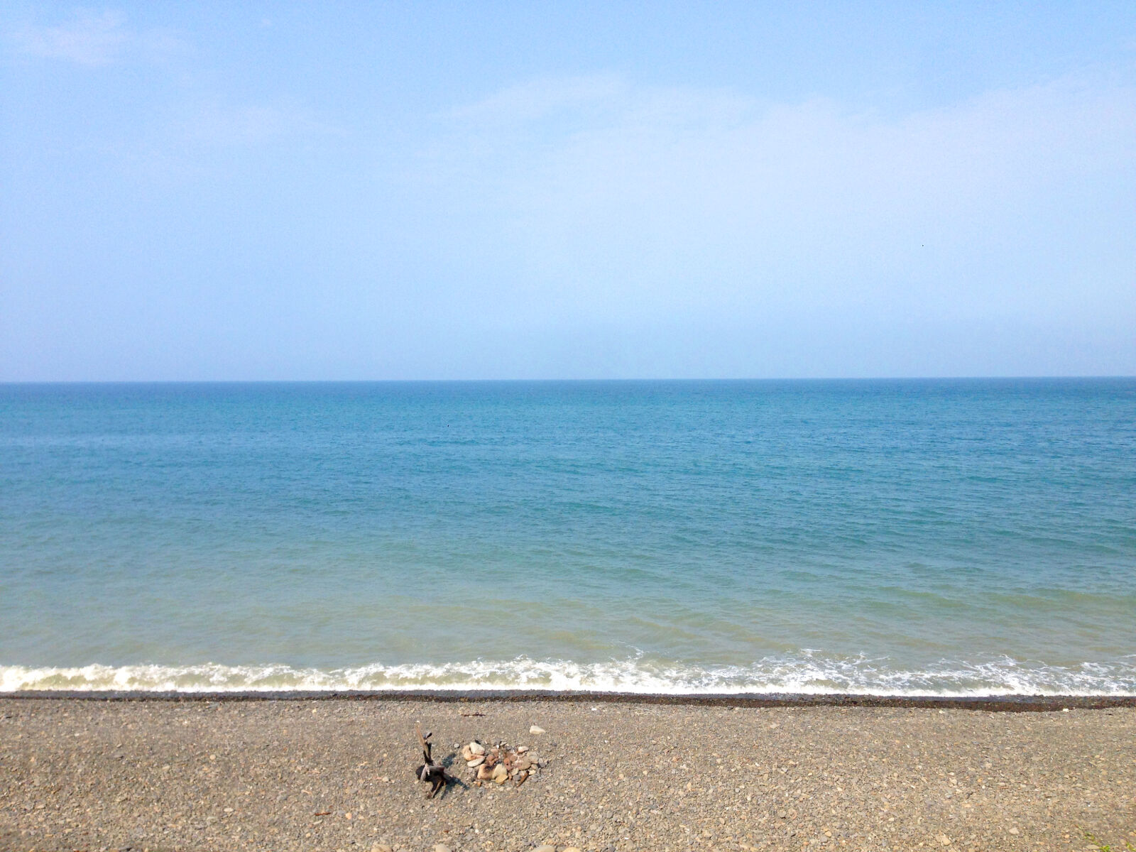 Apple iPhone 5 sample photo. Beach, horizon, ocean, sand photography