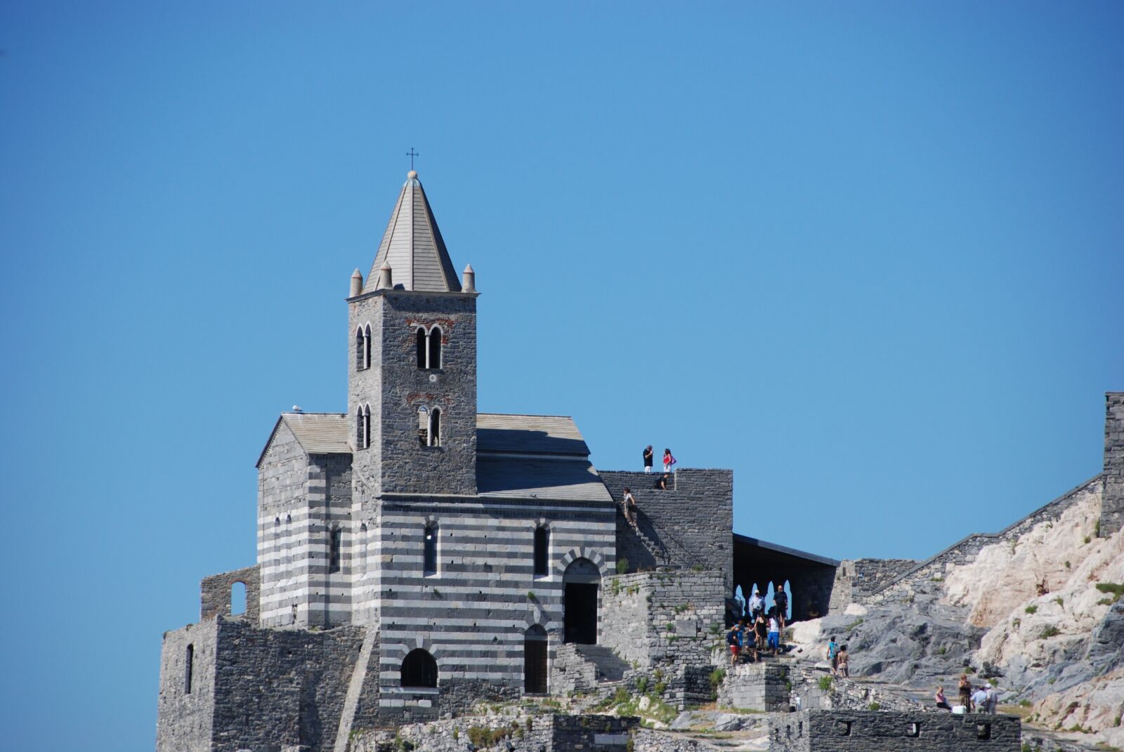 Nikon D80 sample photo. Cinque terre, church, landscape photography