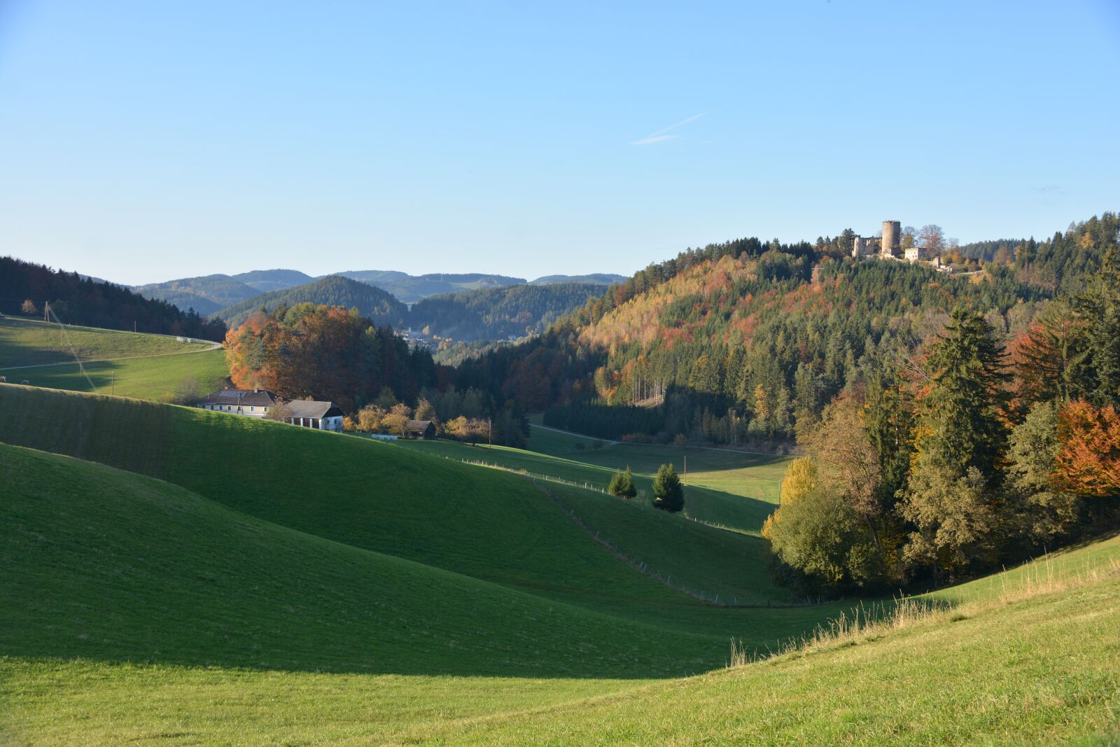 Nikon D7100 sample photo. Autumn, castle, nature photography