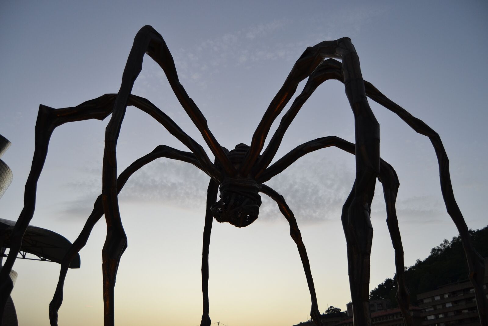 Nikon D3100 sample photo. Spider, guggemheim, sculpture photography