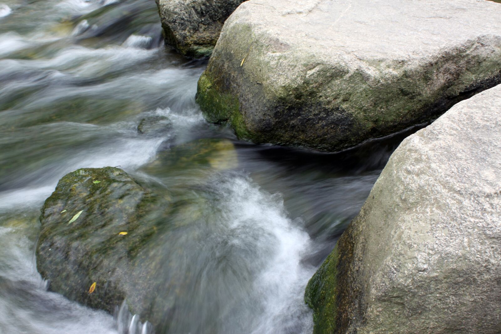 Canon EOS 50D sample photo. Streams, rock, water flow photography