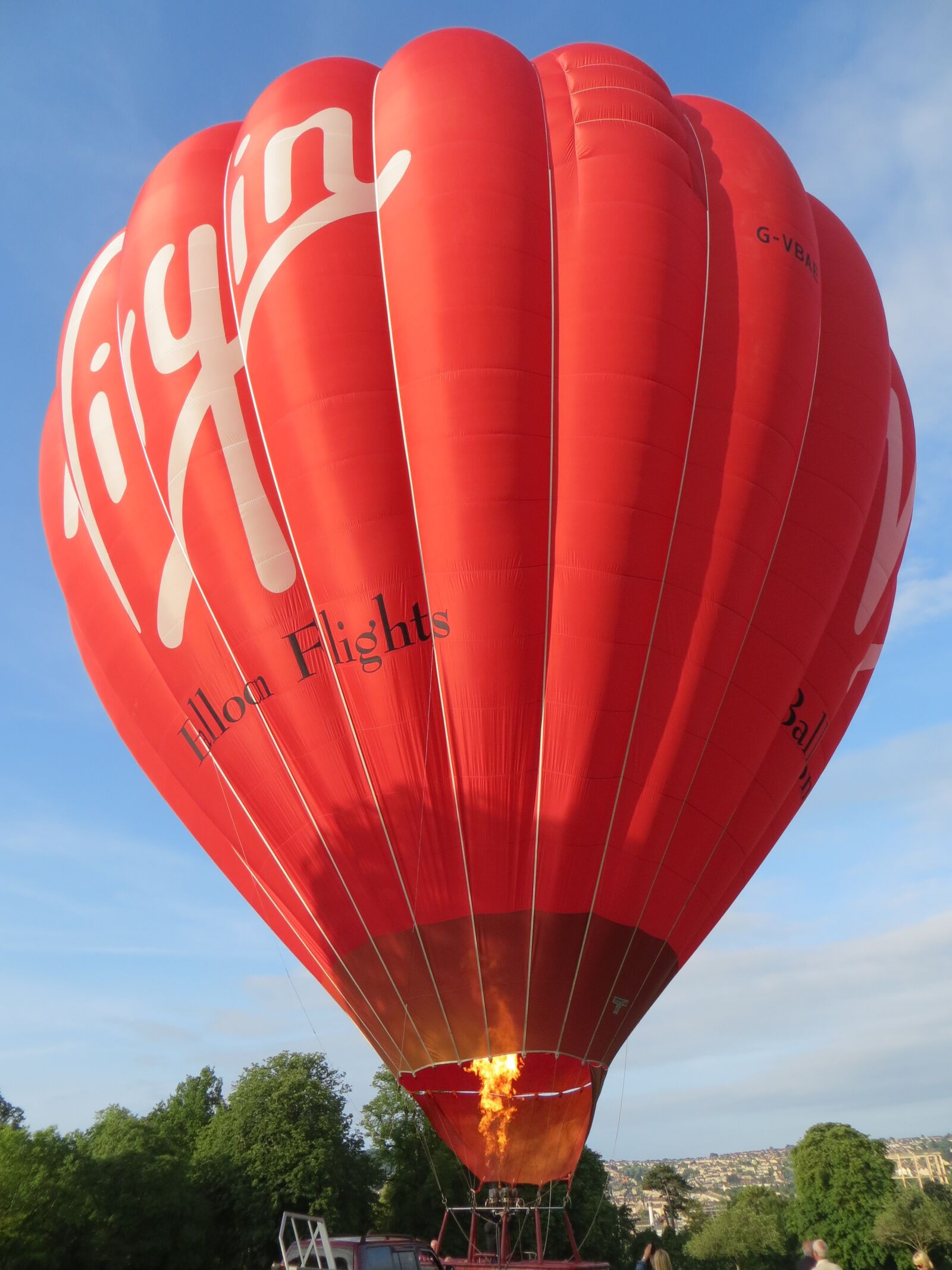 Canon PowerShot SX260 HS sample photo. Bath, hot air balloon photography