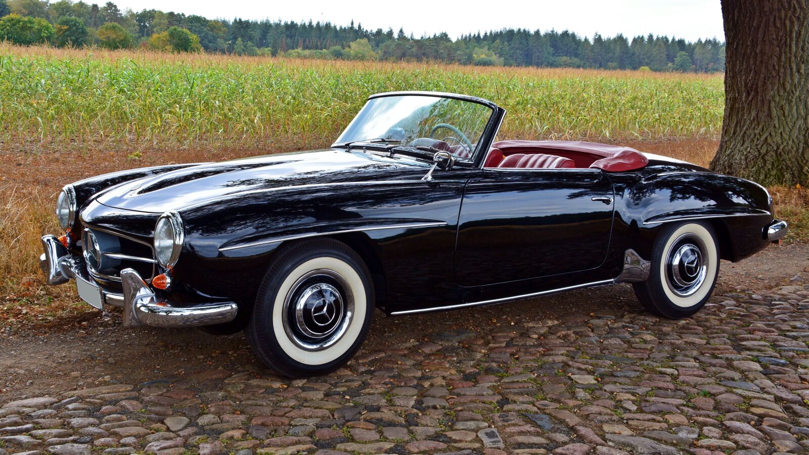 Nikon D5200 sample photo. Mercedes 190 sl, oldtimer, classic photography