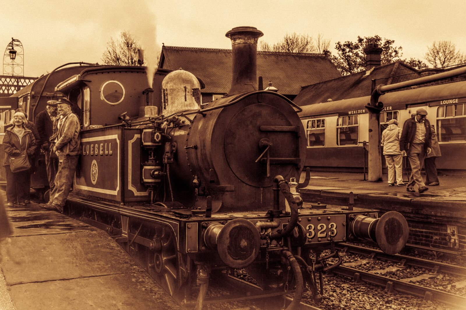 Canon EOS 60D sample photo. Train, locomotive, old photography
