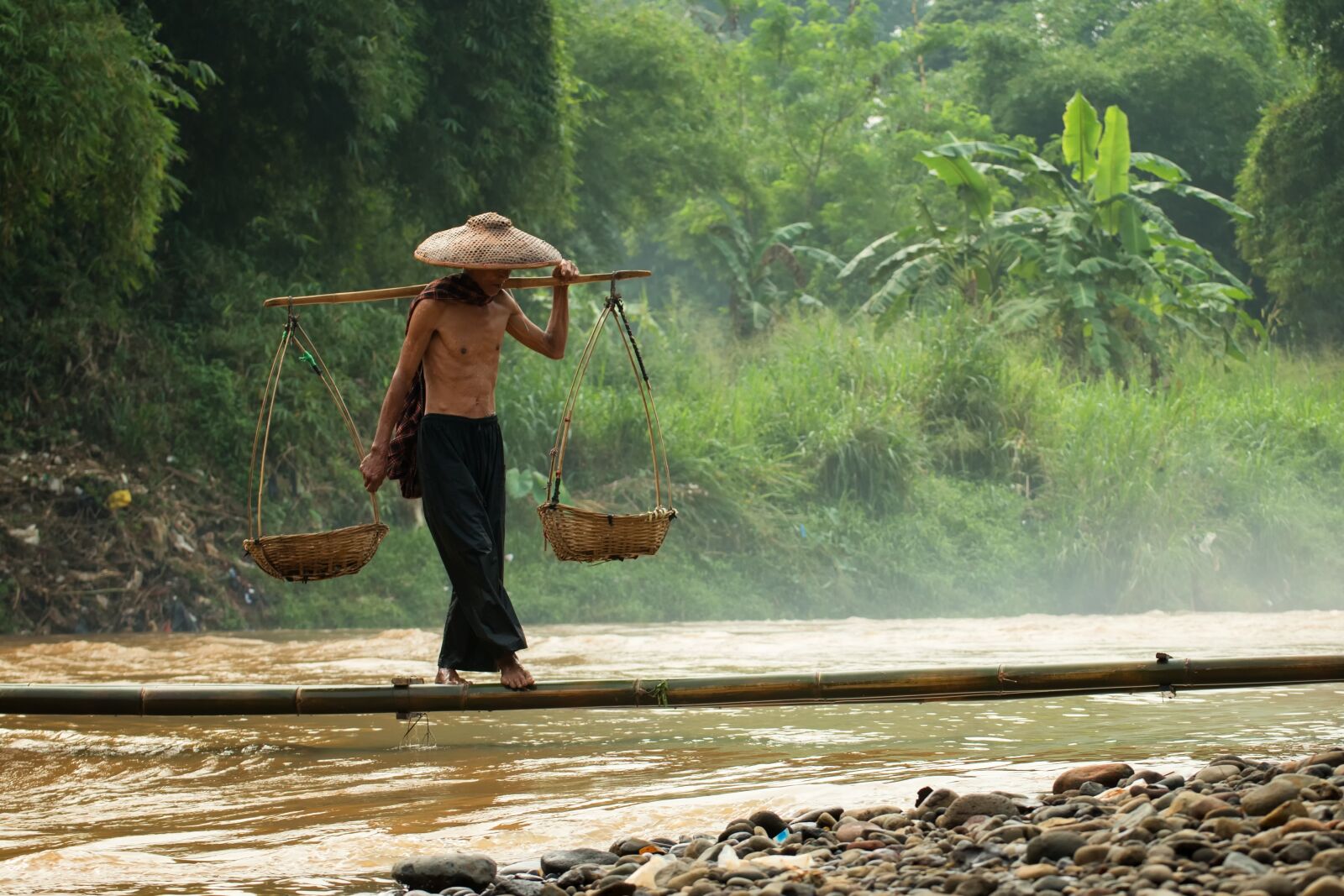 Nikon D750 sample photo. Village, asian, people photography