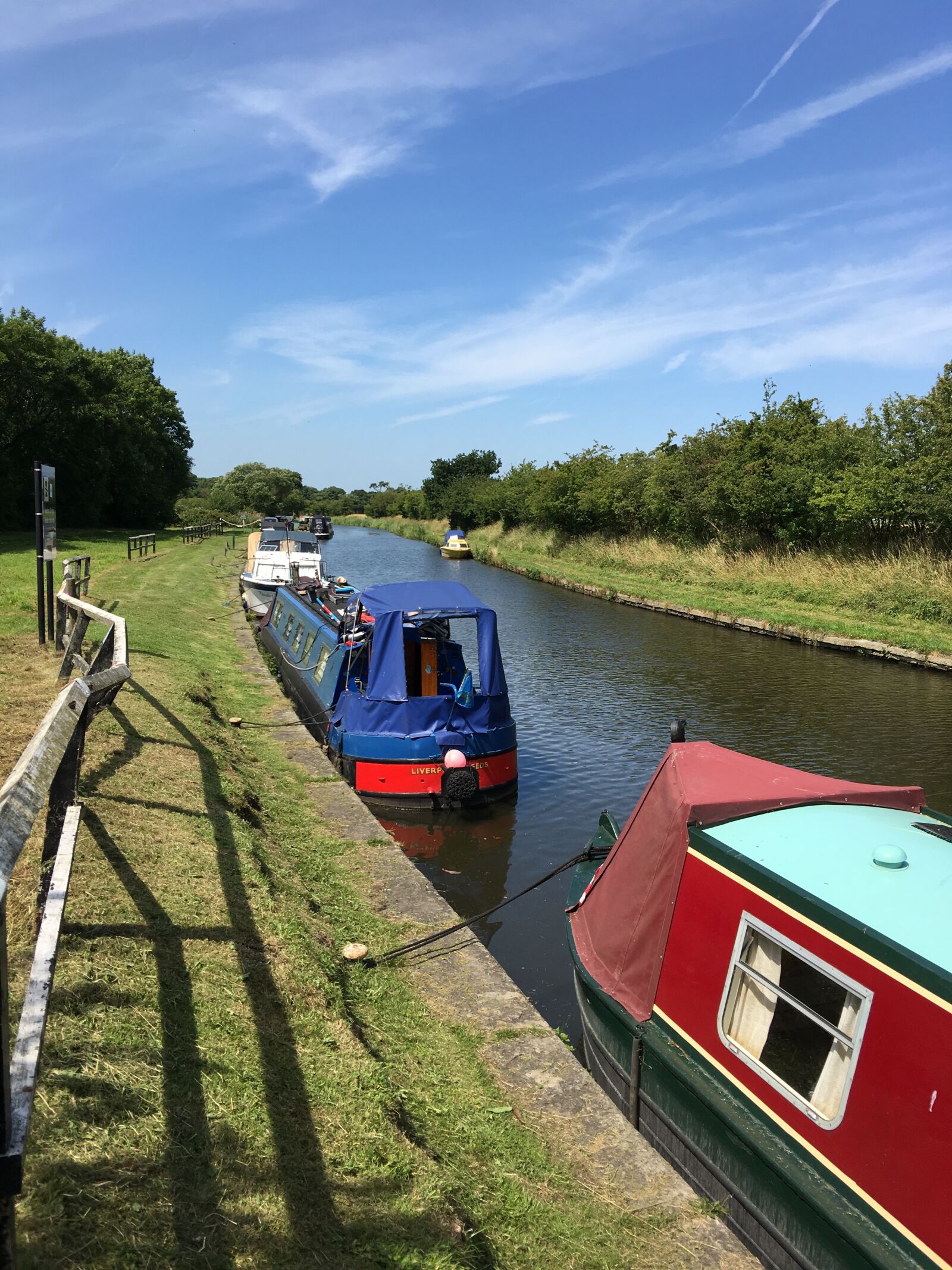 Apple iPhone 6s Plus sample photo. Canal, barge, boat photography