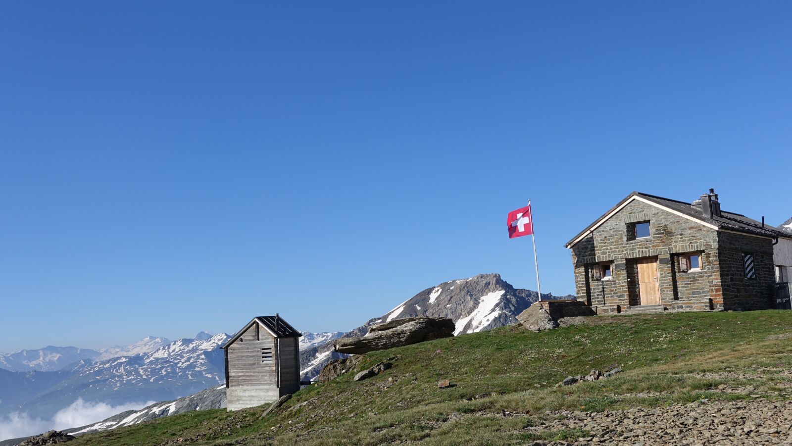 Sony Cyber-shot DSC-RX100 IV sample photo. Alpine hut, alpine, graub photography
