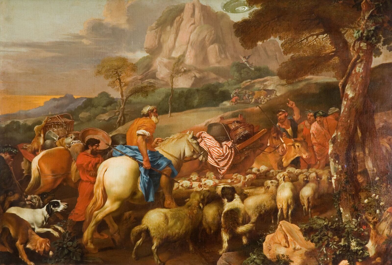Nikon D200 sample photo. Angel, shepherds, sheep photography