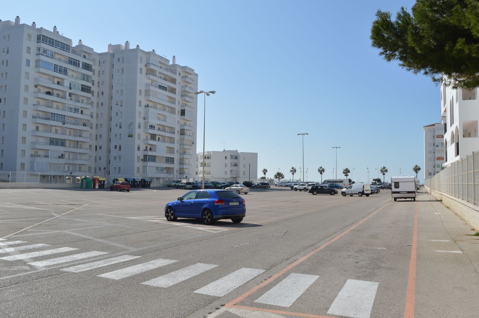 Nikon D3200 sample photo. Parking, car, spain photography
