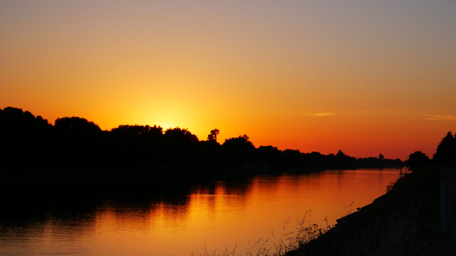 Panasonic Lumix DMC-G7 sample photo. Sunset, sacramento river, sacramento photography