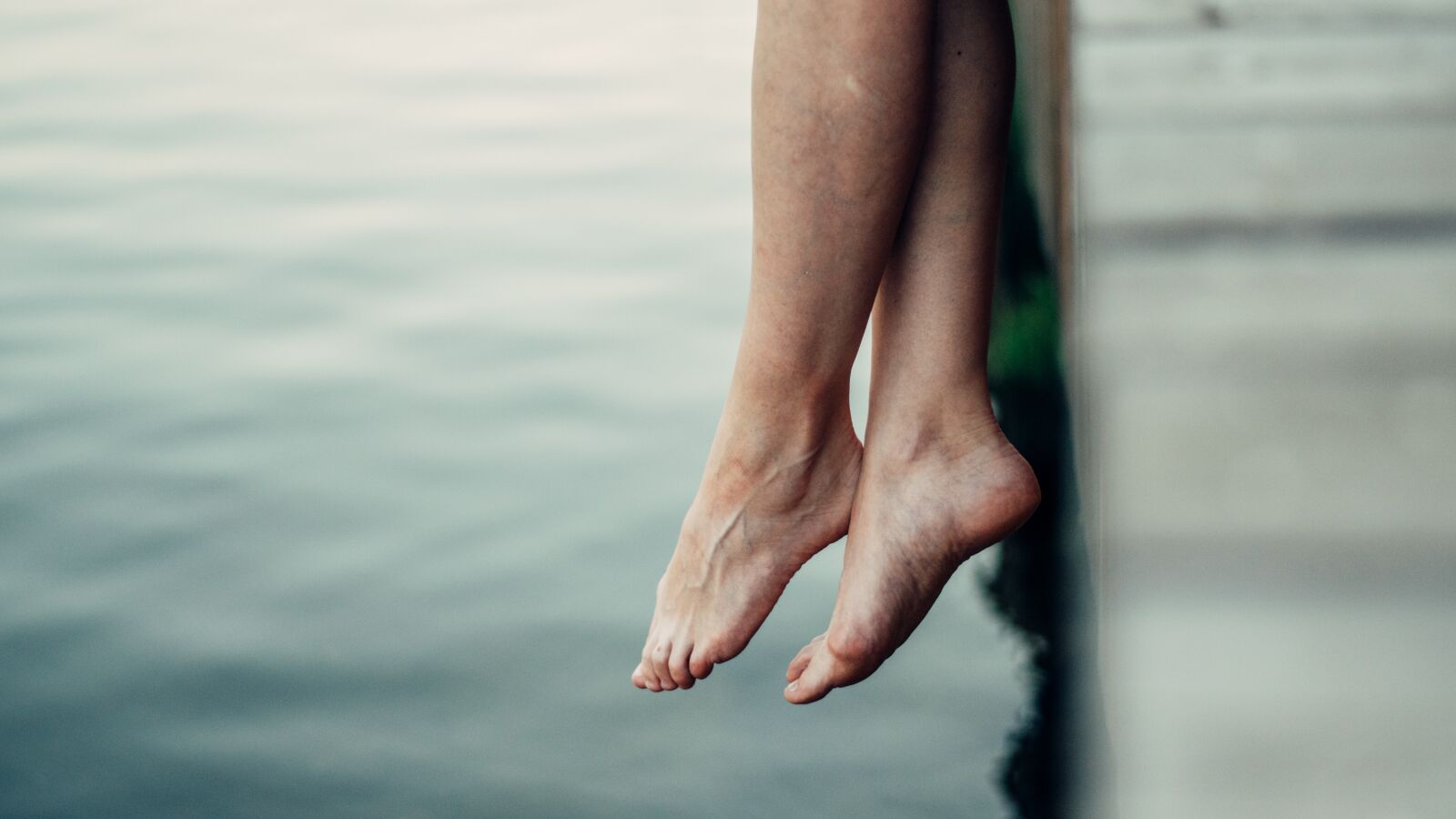Nikon D5300 sample photo. Legs, water, small river photography