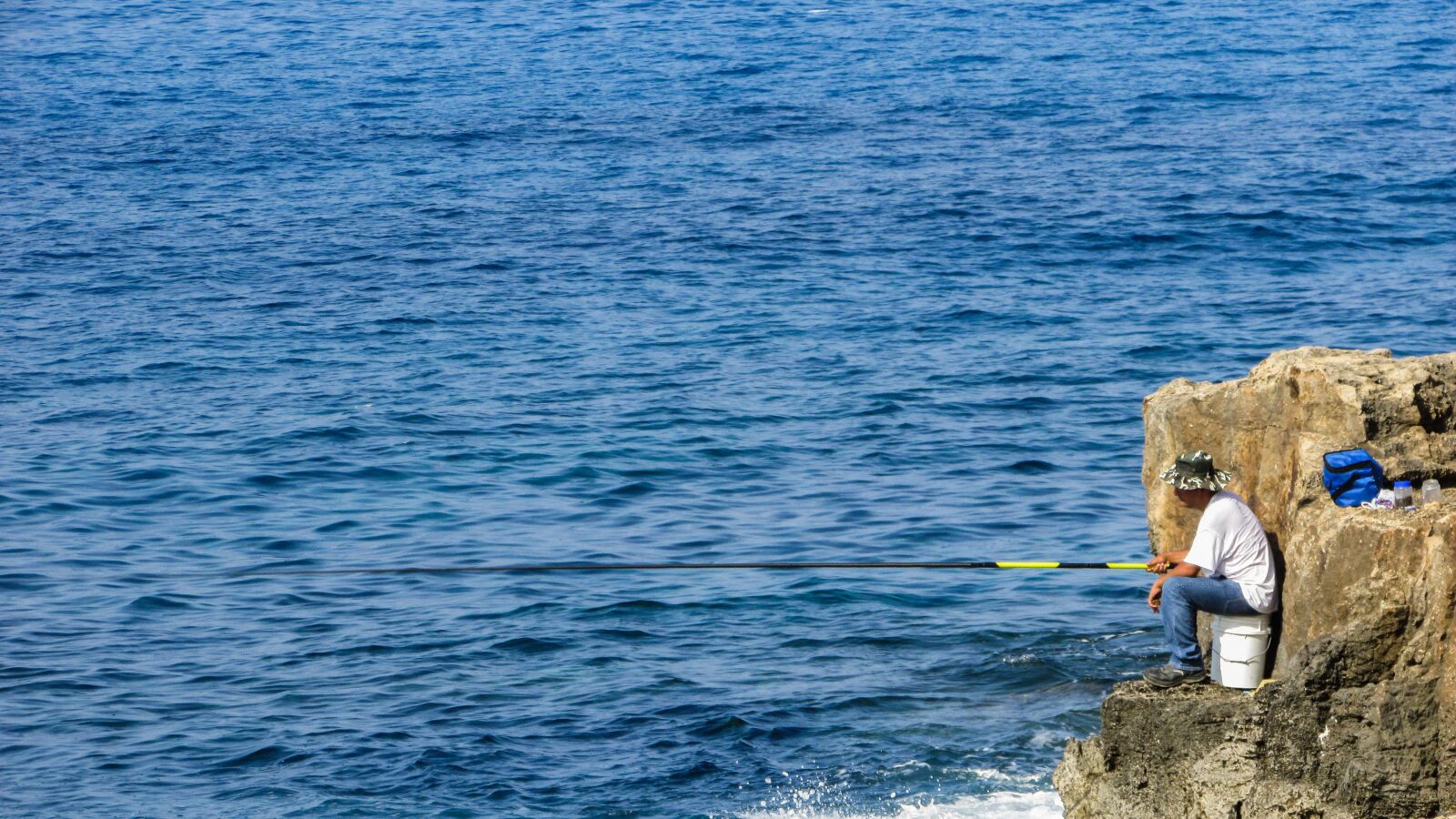 Canon PowerShot SX400 IS sample photo. Fishing, fisherman, hobby photography