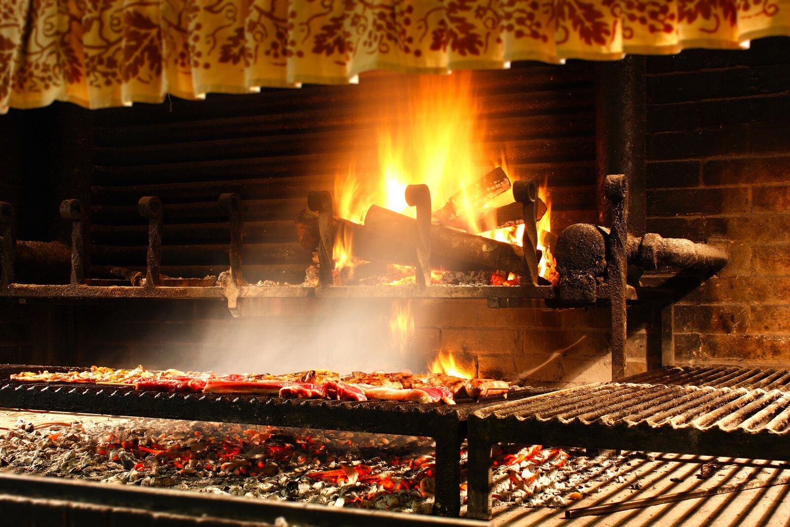 Canon EOS 450D (EOS Rebel XSi / EOS Kiss X2) sample photo. Grid, embers, barbecue photography