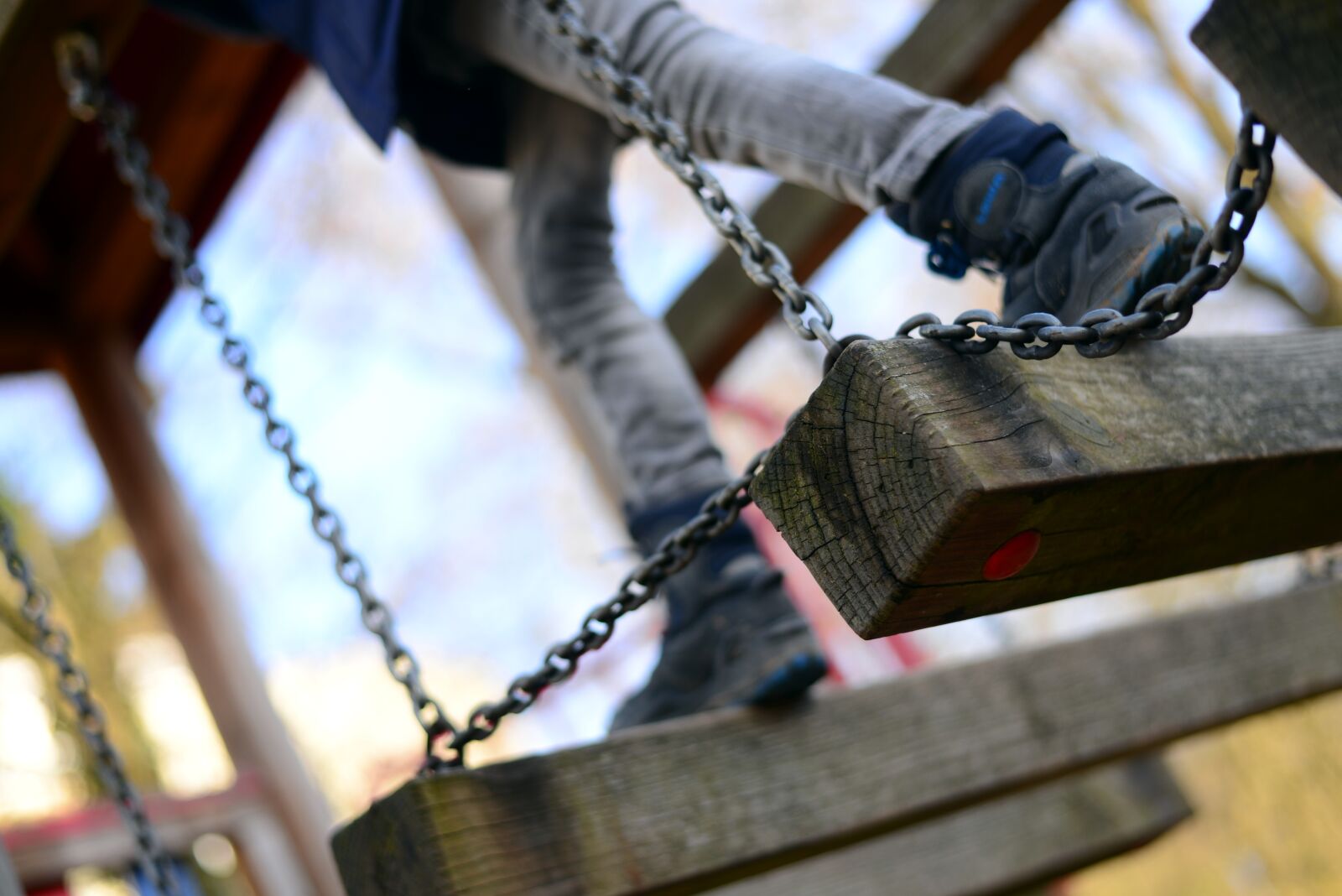 Nikon D610 sample photo. Playground, climbing, balance photography